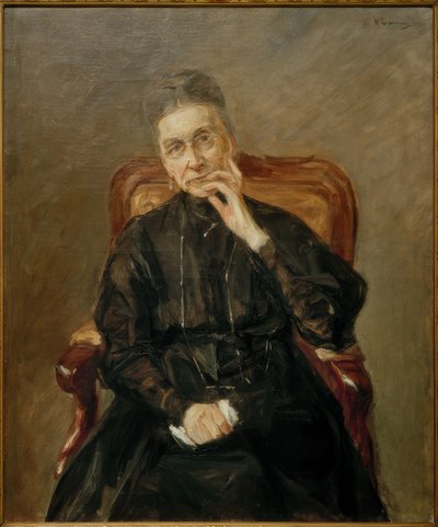 Ritratto della signora Bertha Biermann da Max Liebermann